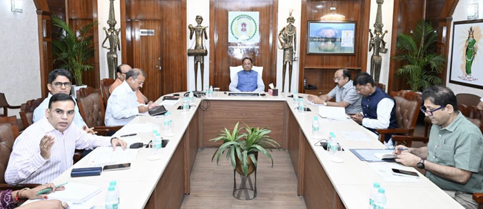 High level meeting at CM house in CG